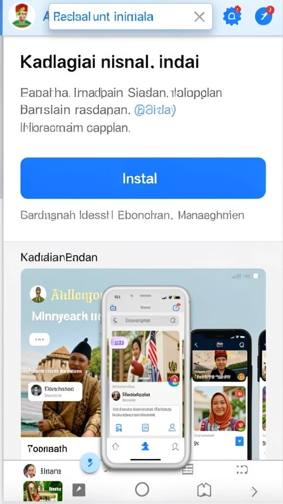Lingkungan permainan yang indah dan detail.