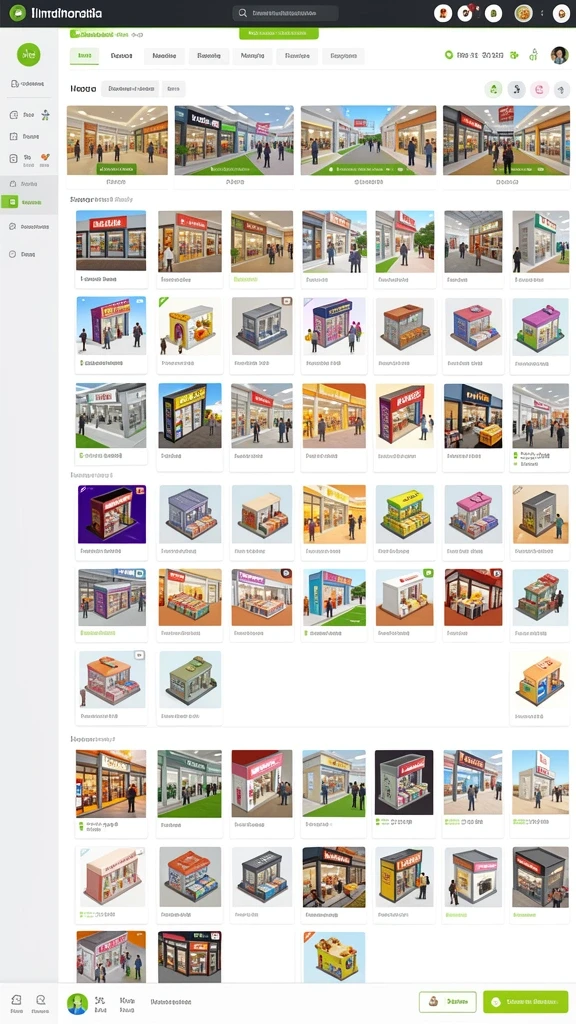 Karakter-karakter unik dengan desain yang kreatif.