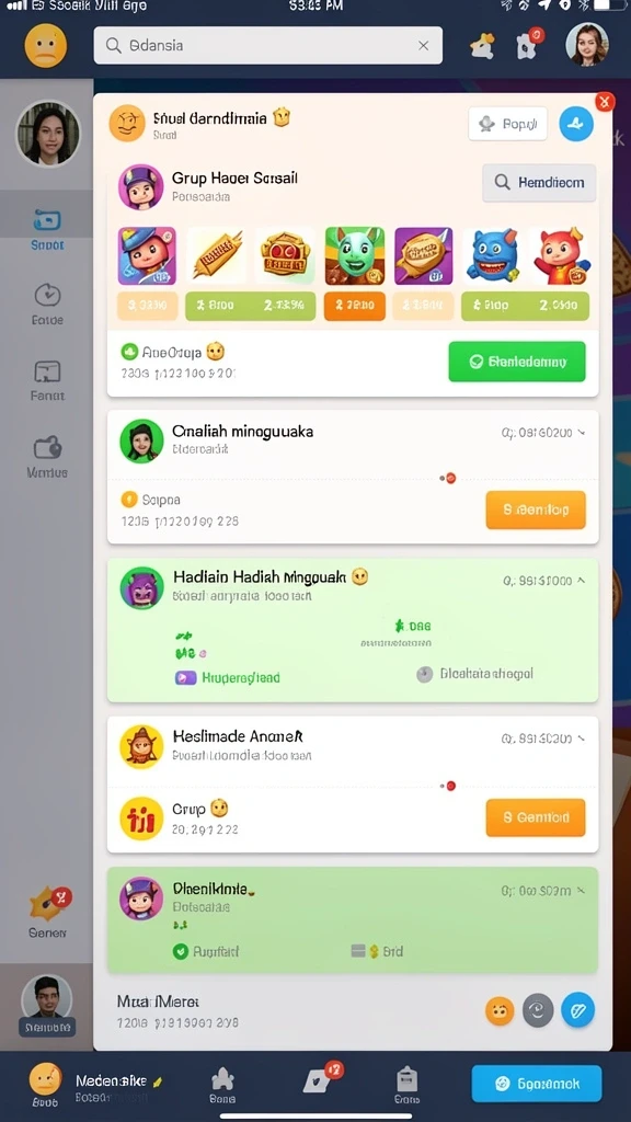 Tampilan antarmuka yang intuitif dan user-friendly.
