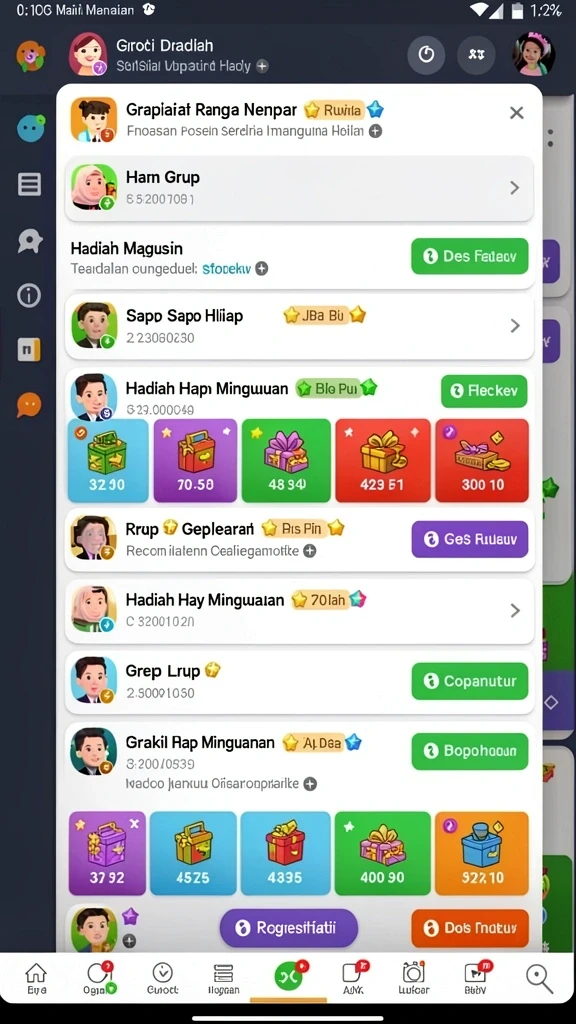 Fitur streaming langsung untuk berbagai acara penting.