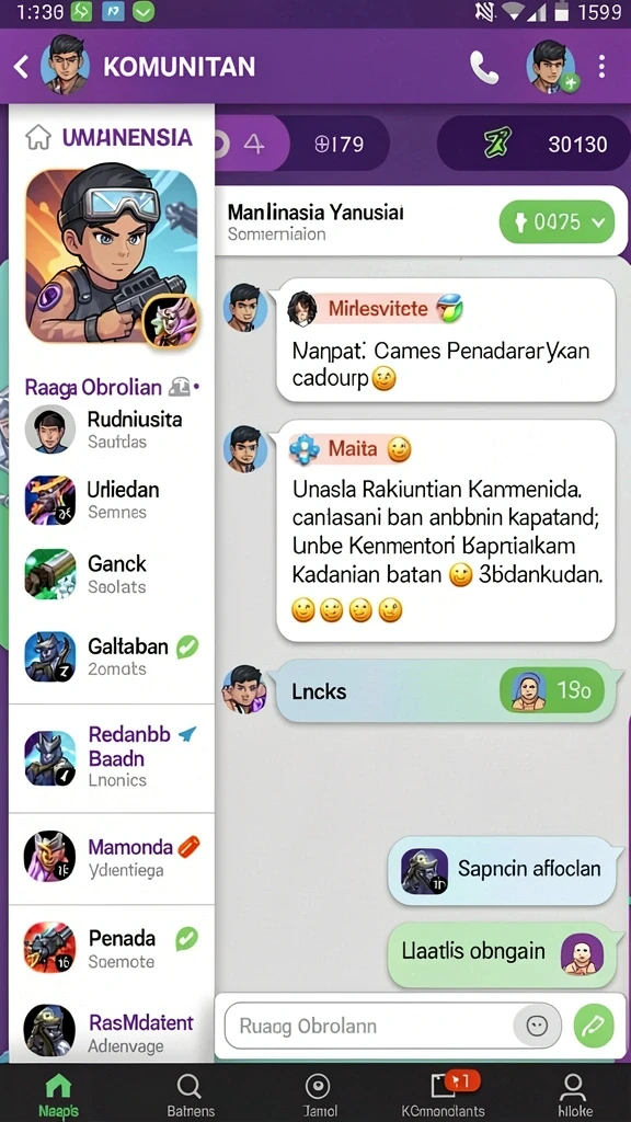 Menunjukkan salah satu misi yang harus diselesaikan.