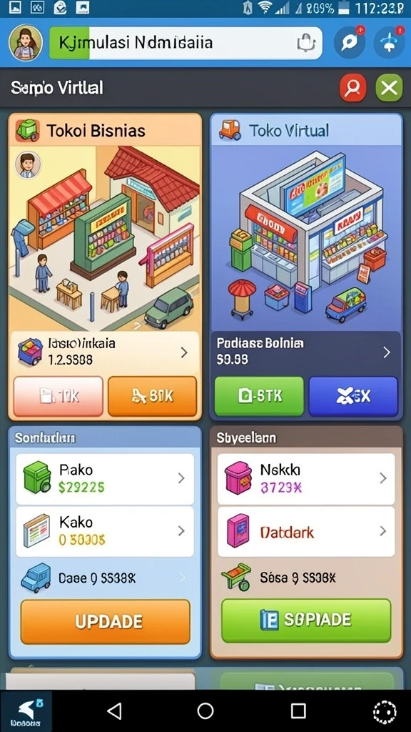 Tampilan antarmuka pengguna yang menarik dan mudah dipahami.
