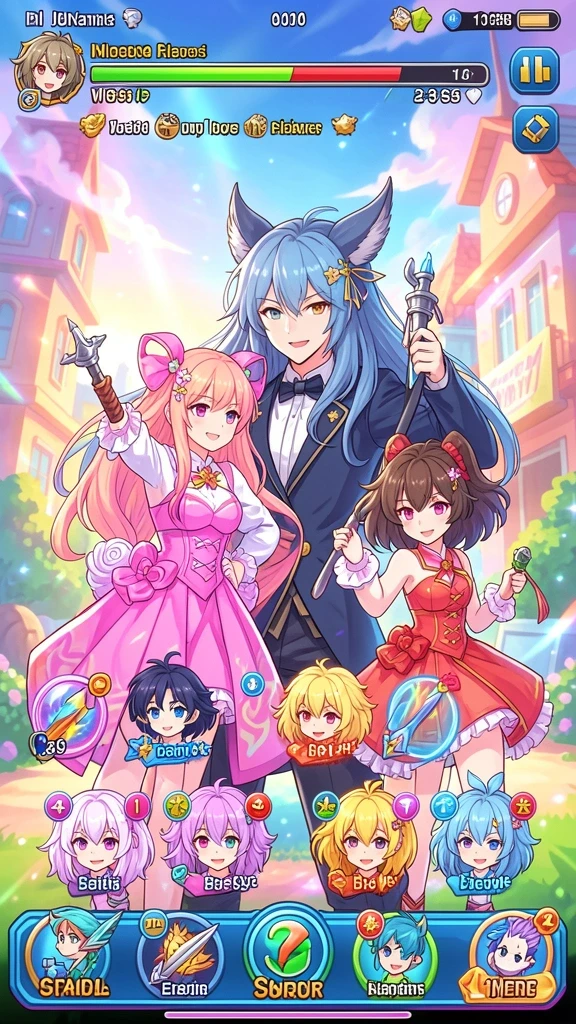 Bergabung dengan pemain lain dalam mode multiplayer.