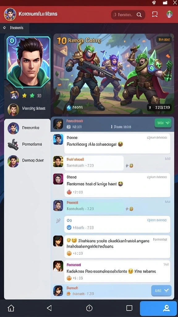 Screenshot menunjukkan tantangan level yang seru.