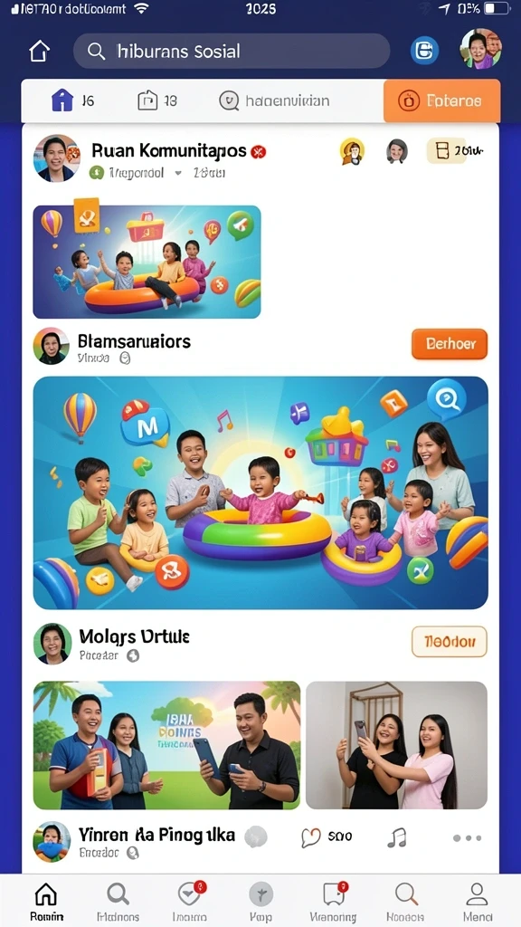 Beragam pilihan permainan kartu dan slot.