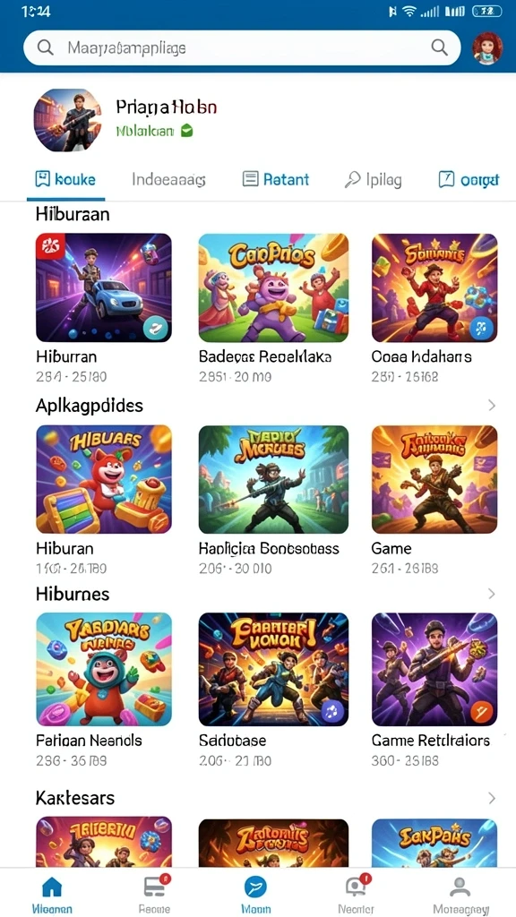 Berbagai karakter unik untuk dipilih oleh pemain.