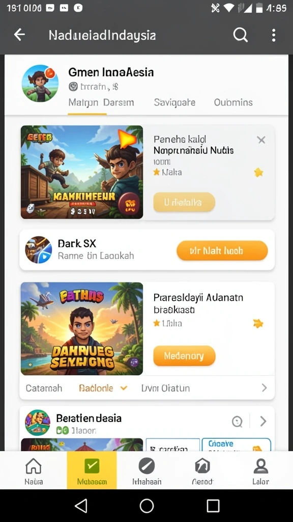 Tampilan antarmuka pengguna yang intuitif.