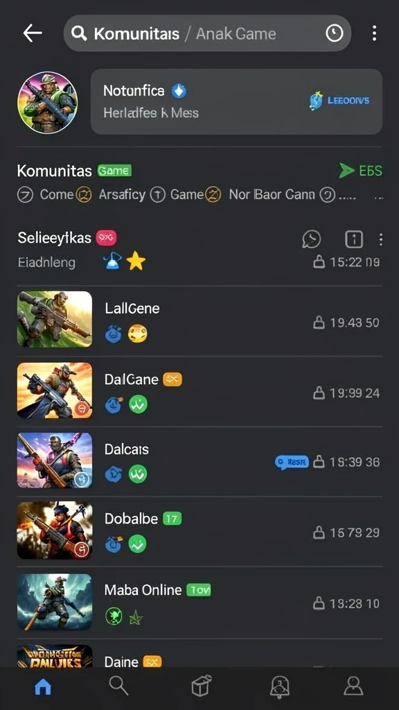 Karakter yang unik dan menarik dalam game.