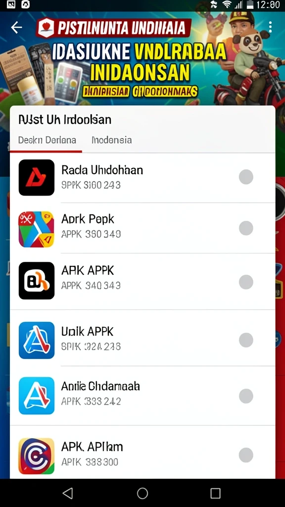 Screenshot menampilkan antarmuka permainan yang user-friendly.