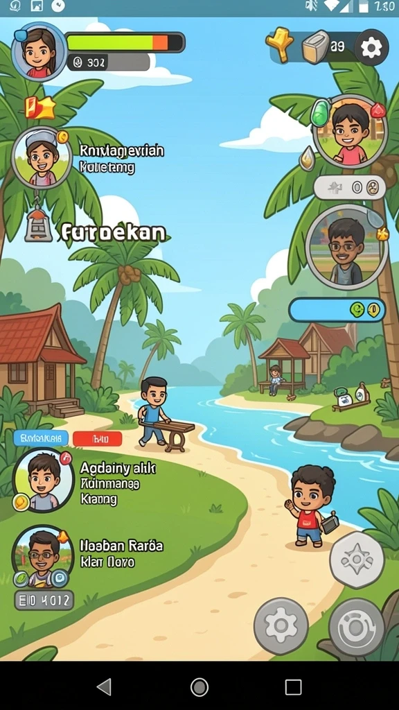 Fasilitas komunitas untuk berbagi tips dan strategi.