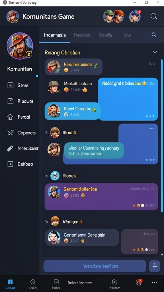 Tampilan antarmuka yang modern dan menarik.