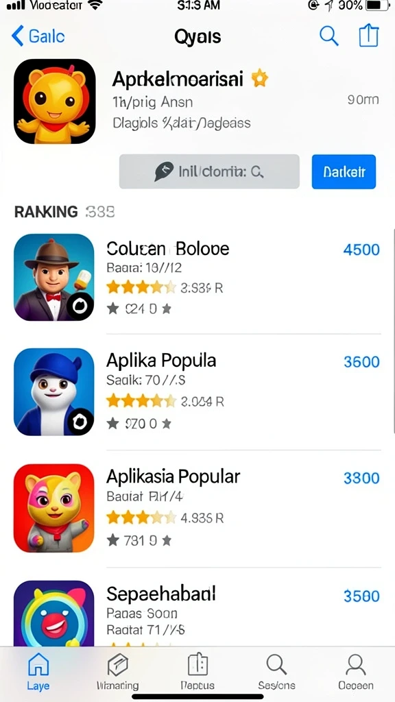 Tampilan antarmuka yang mudah dinavigasi.