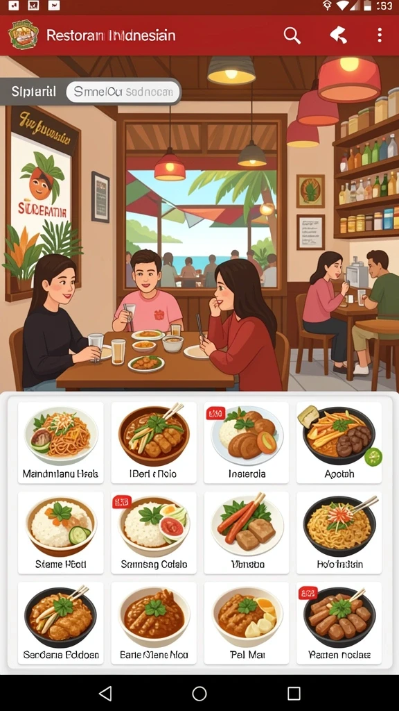 Antarmuka modern dan menarik dari INA777.