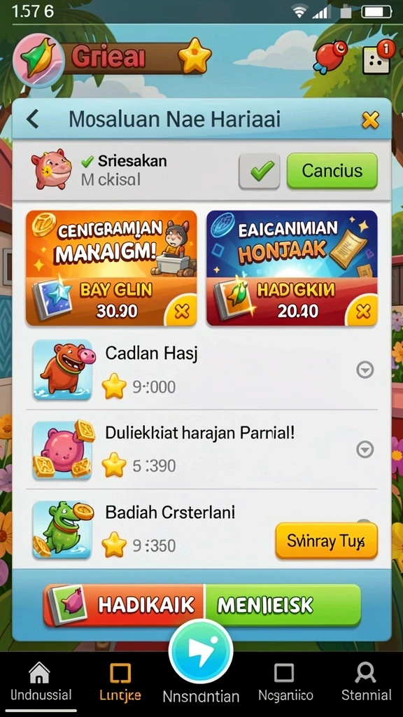 Tampilan antarmuka yang menarik dan mudah dinavigasi.