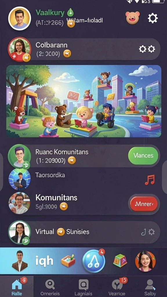 Tampilan antarmuka pengguna yang menarik.