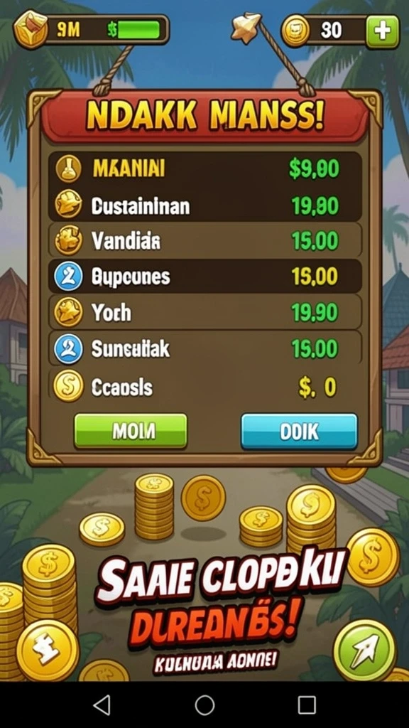Screenshot 1: Tampilan antarmuka utama KRAMAT77.