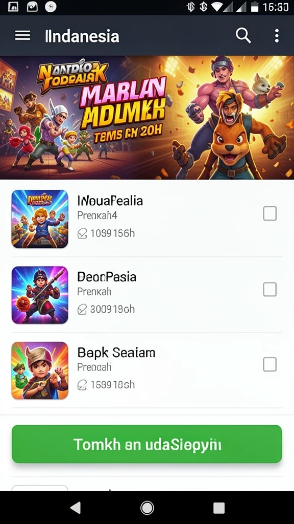 Beragam karakter menarik untuk dipilih.