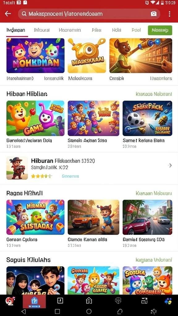 Tampilan awal permainan LION4D yang memukau.