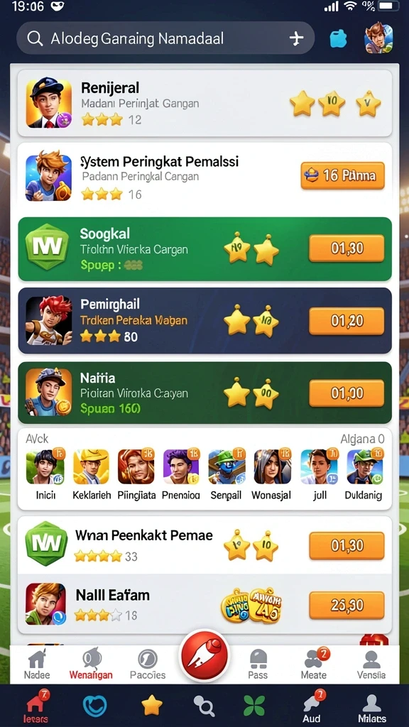 Tampilan antarmuka utama MAMI188 yang menarik.