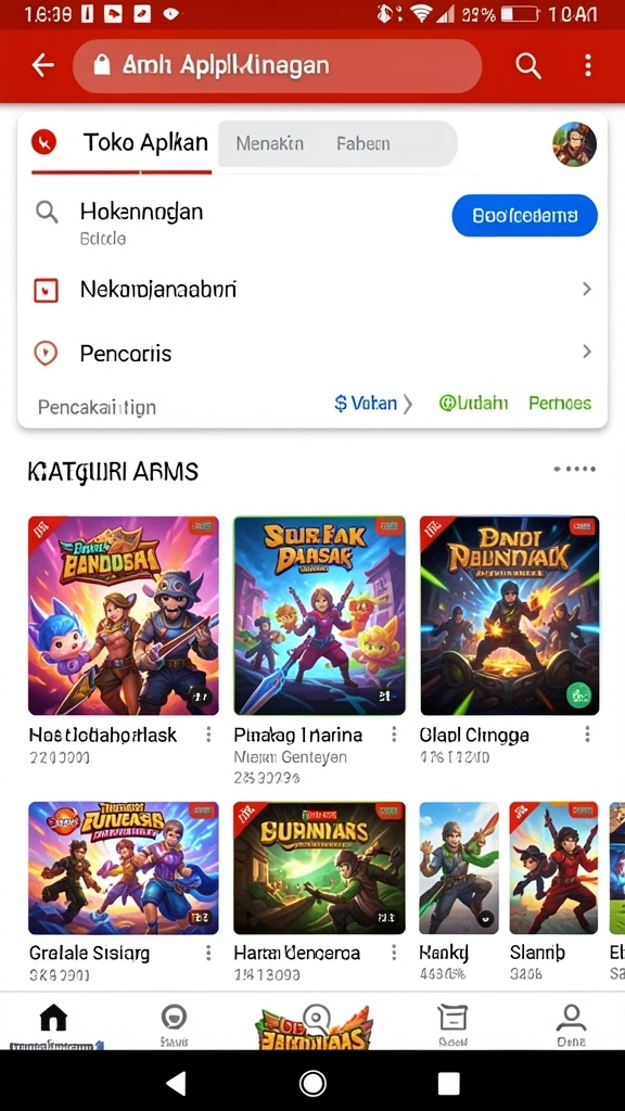 Antarmuka pengguna yang sederhana dan intuitif.