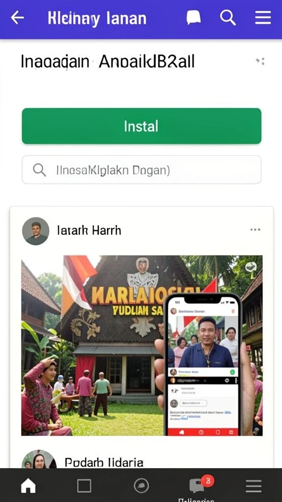 Tampilan antarmuka yang sederhana dan menarik.