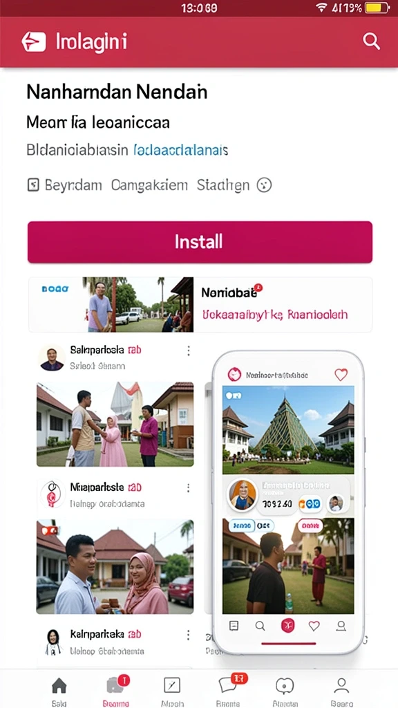 Tampilan antarmuka pengguna yang intuitif dan menarik.