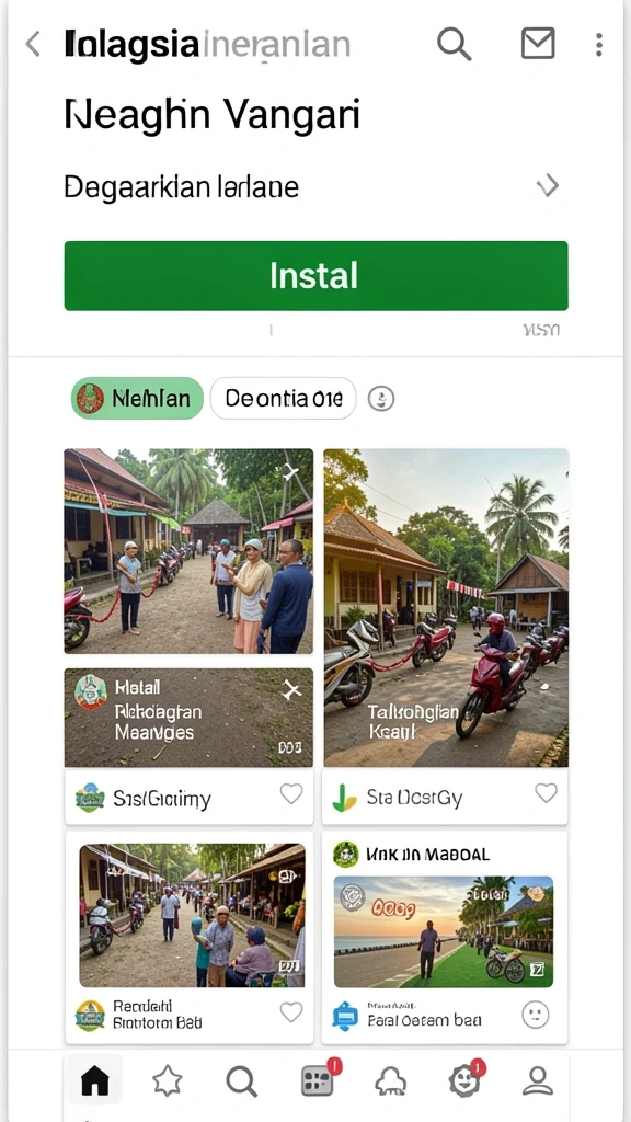 Tampilan awal permainan yang menarik dengan karakter kucing.