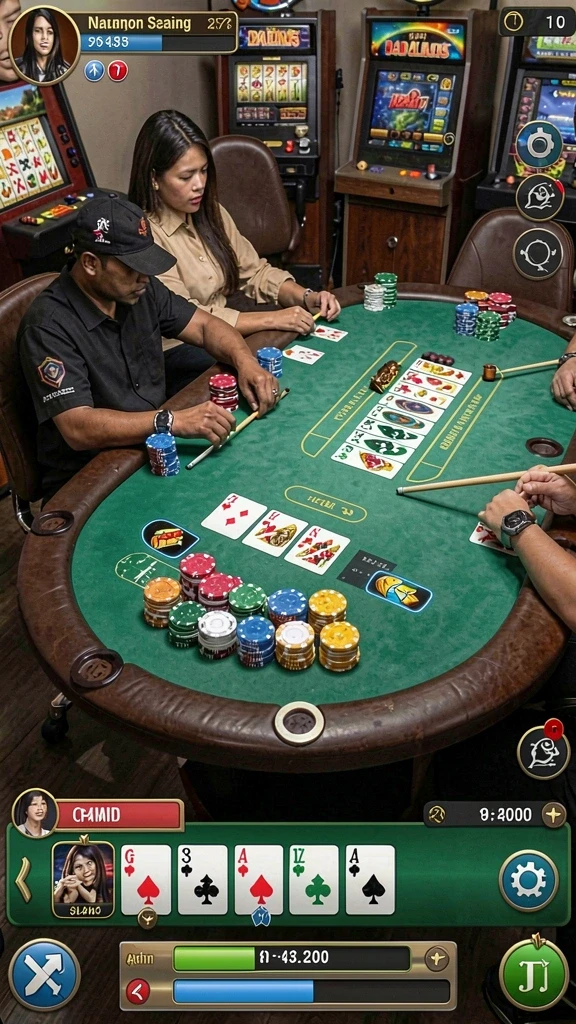 Gambar menunjukkan karakter utama OJA89 di tengah petualangan.