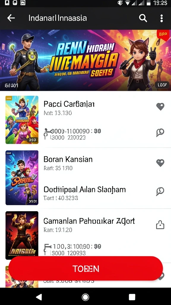 Tangkapan layar level baru yang menantang.