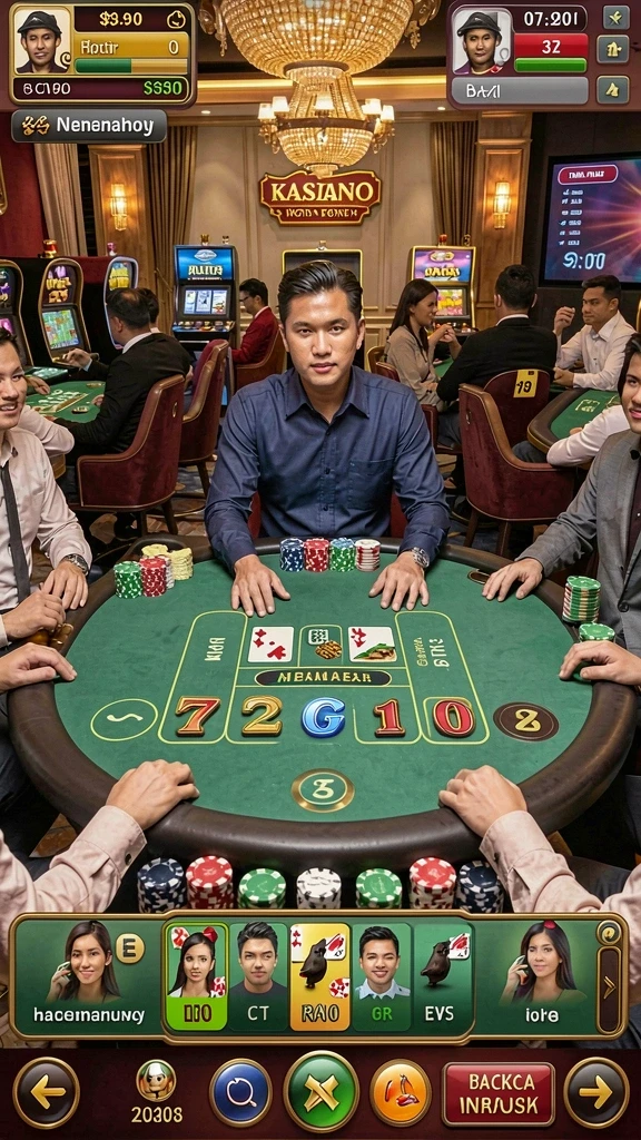 Tampilan antarmuka permainan yang menarik dan intuitif.