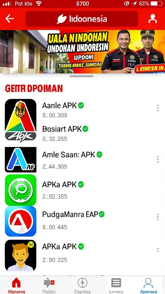 Tampilan antarmuka pengguna yang intuitif dan menarik.