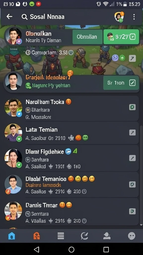 Tampilan antarmuka pengguna yang menarik.