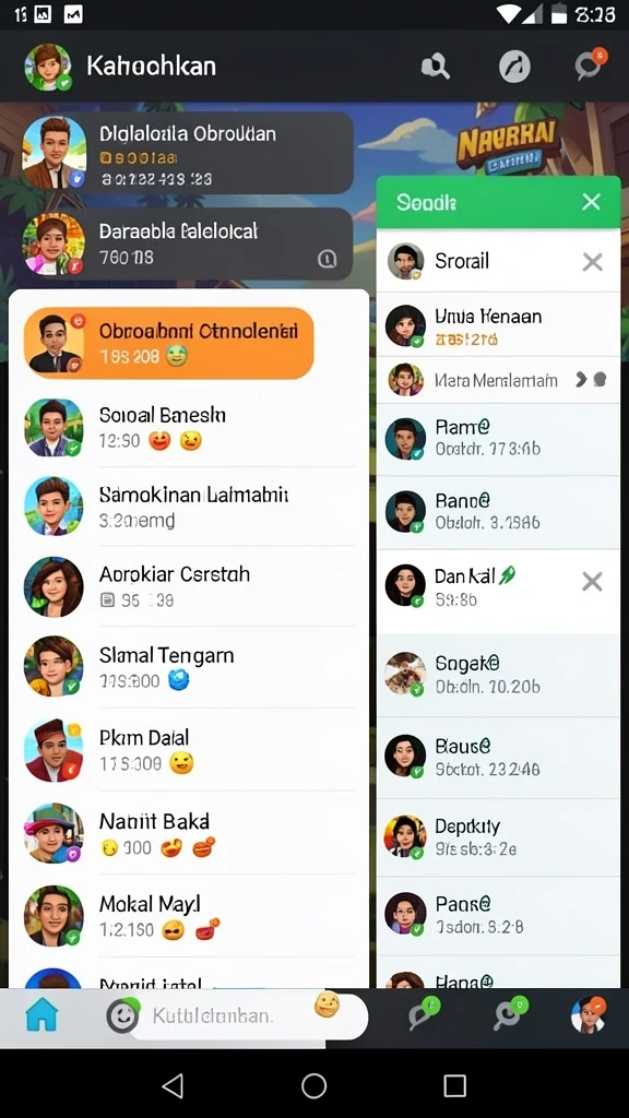Momen seru saat mendapatkan hadiah eksklusif.