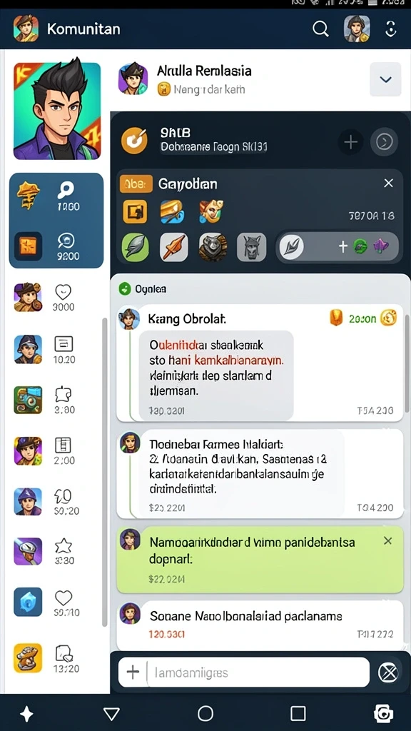 Karakter-karakter unik dengan kemampuan berbeda.