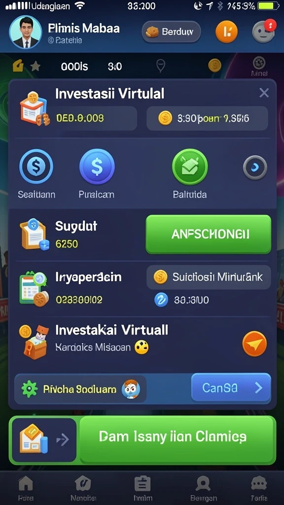 Screenshot yang menampilkan mode multiplayer interaktif.