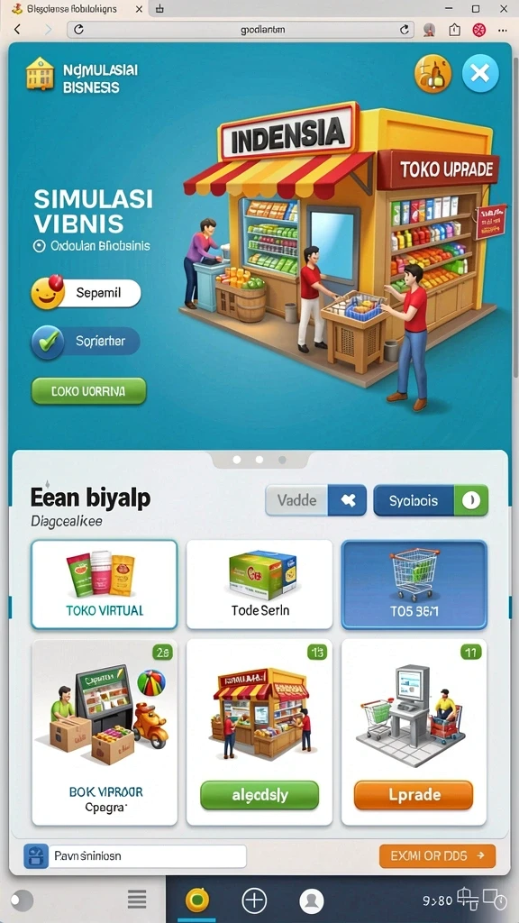 Karakter-karakter unik dengan desain menarik.