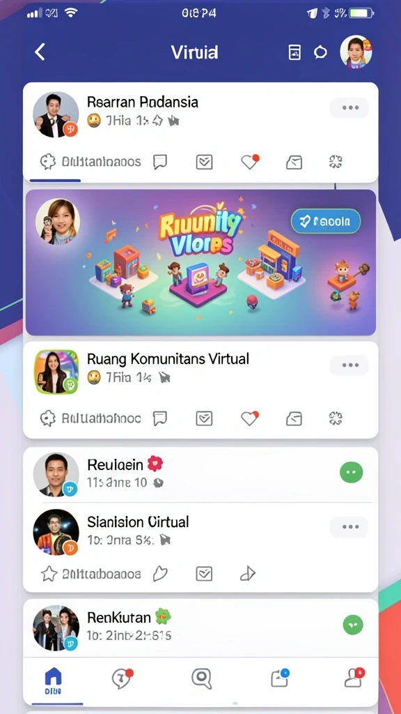 Karakter unik dengan beragam kostum yang bisa dipilih.