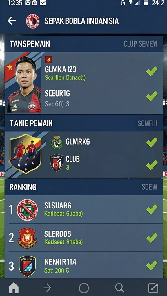 Tantangan level yang semakin meningkat.